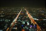 Ryadh at night view from Kingdom Tower 2009